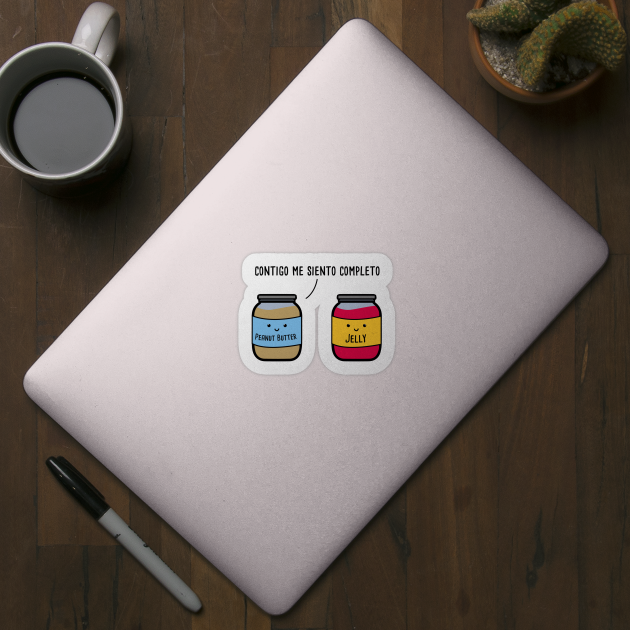 Contigo Me Siento Completo - Spanish Puns Collection by Soncamrisas